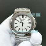 Best Patek Philippe Nautilus 5711 White Dial BBF Swiss Movement Clone Watch 